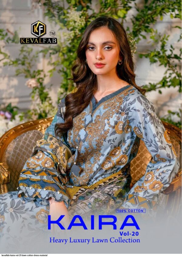 KEVAL FAB KAIRA VOL 20 COTTON PAKISTANI SALWAR SUITS WHOLESALE