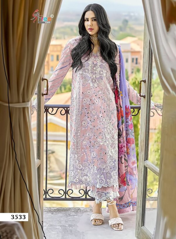 SHREE FABS MUSHQ COLOUR COLLECTION-24 3533 PURE LAWN SUITS ONLINE