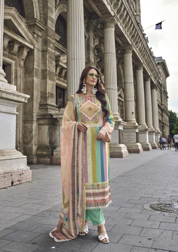 THE HERMITAGE SHOP AZAA ORIGINAL CROSHIA LACE SALWAR SUITS ONLINE