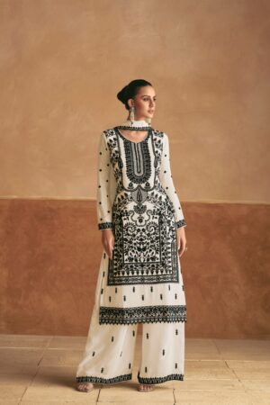 AASHIRWAD CREATION MERAKI 10053 PREMIUM CHINNON SILK PLAZZO SET