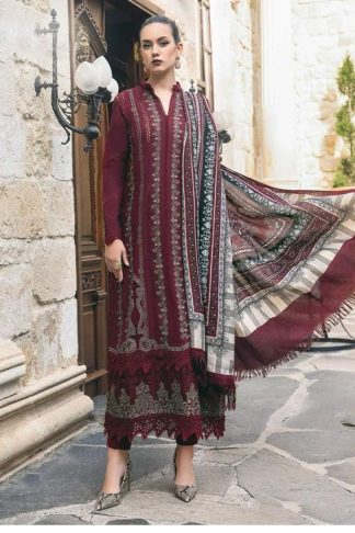 HAZZEL PRINTS MARIAB EMBROIDERED 05 5001 PAKISTANI SUITS AT BEST PRICE