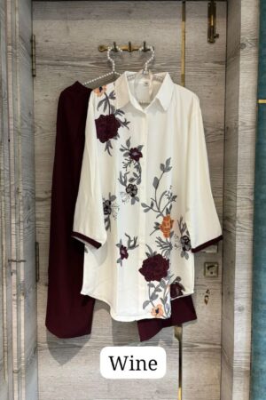 THE LIBAS COLLECTION WINE IMPORTED PREMIUM CO-ORD SETS ONLINE DESIGN