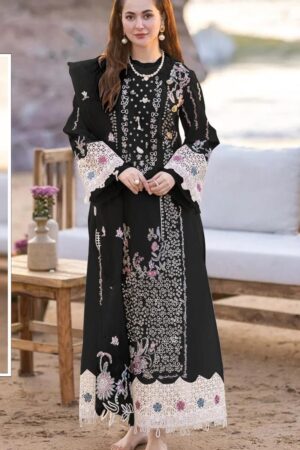 HUSNARA 1705 B CAMBRIC COTTON DESIGNER PAKISTANI SUITS WITH PRICE