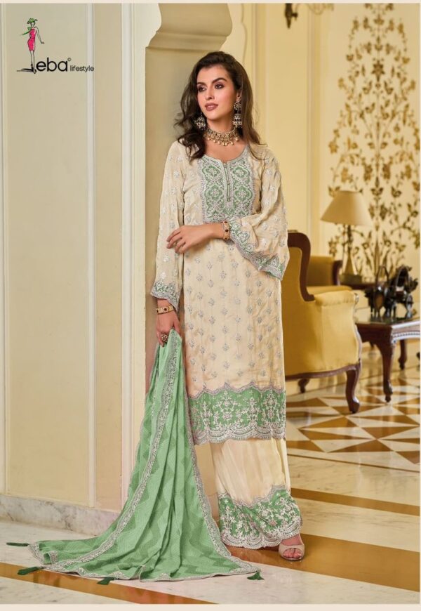 EBA LIFESTYLE ZARKASH COLOR EDITION D 1657 C RICH COMBINATION SALWAR SUITS