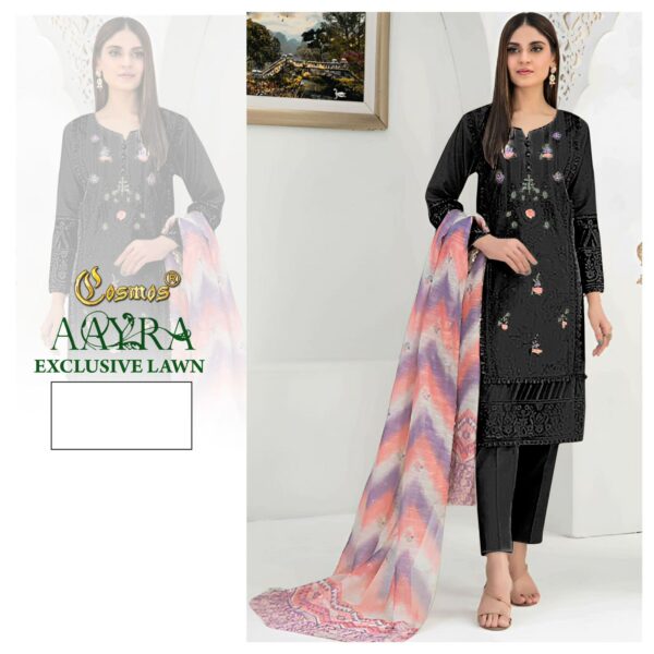 COSMOS AAYRA EXCLUSIVE LAWN READY MADE COLLECTION PAKISTANI SUITS WITH PRICE