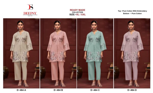 DEEPSY D-464-ABCD READYMADE COLLECTION PAKISTANI SUITS WHOLESALE