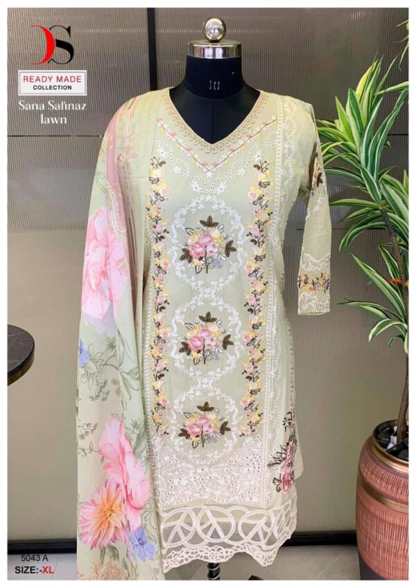 DEEPSY SANA SAFINAZ LAWN 2 5043 A PAKISTANI SUITS DESIGN 2024