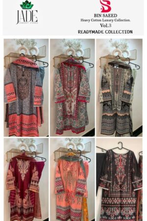 JADE BIN SAEED VOL 3 READYMADE WHOLESALE KURTI IN SURAT