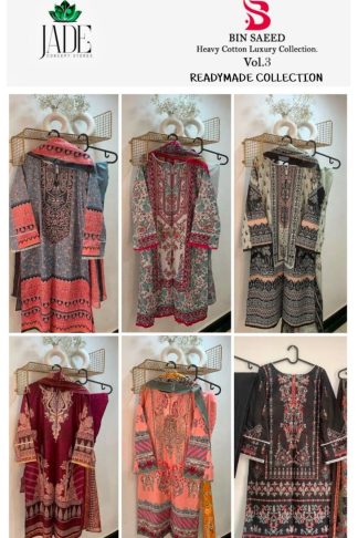 JADE BIN SAEED VOL 3 READYMADE WHOLESALE KURTI IN SURAT
