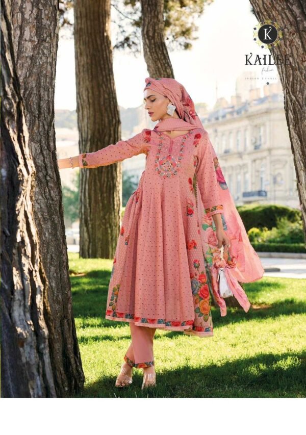 KAILEE FASHION TASAVVUR 42711-42715 PURE COTTON PARTY WEAR SUITS - Image 9