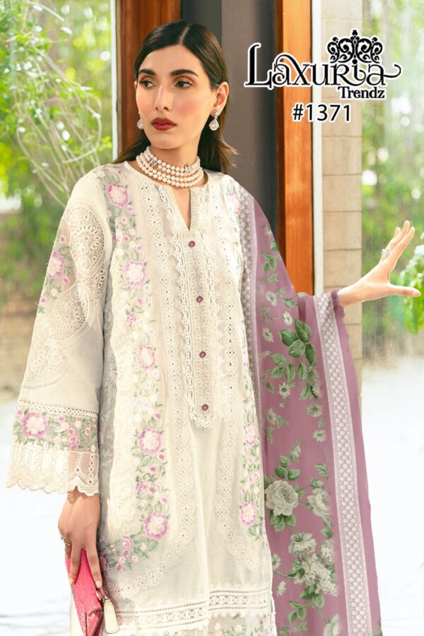 LAXURIA TRENDS 1371 GEORGETTE READYMADE PAKISTANI KURTI WHOLESALE IN SURAT