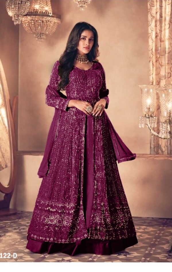 SAYURI 122 PREMIUM COLLECTION GEORGETTE WITH EMBROIDERY GHAGRA SET