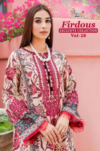 SHREE FABS FIRDOUS EXCLUSIVE COLLECTION VOL-28 PAKISTANI SUITS CATALOGUE