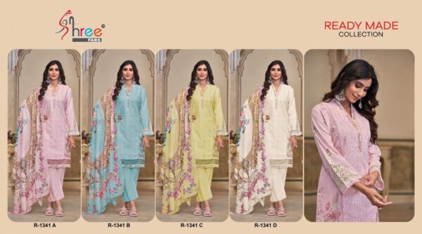 SHREE FABS SR-1341 READYMADE KASHMIRI WORK KURTI WHOLESALE