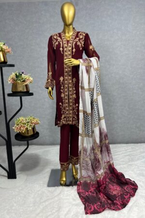 THE LIBAS COLLECTION JL 1013 FAUX GEORGETTE KURTI WHOLESALE