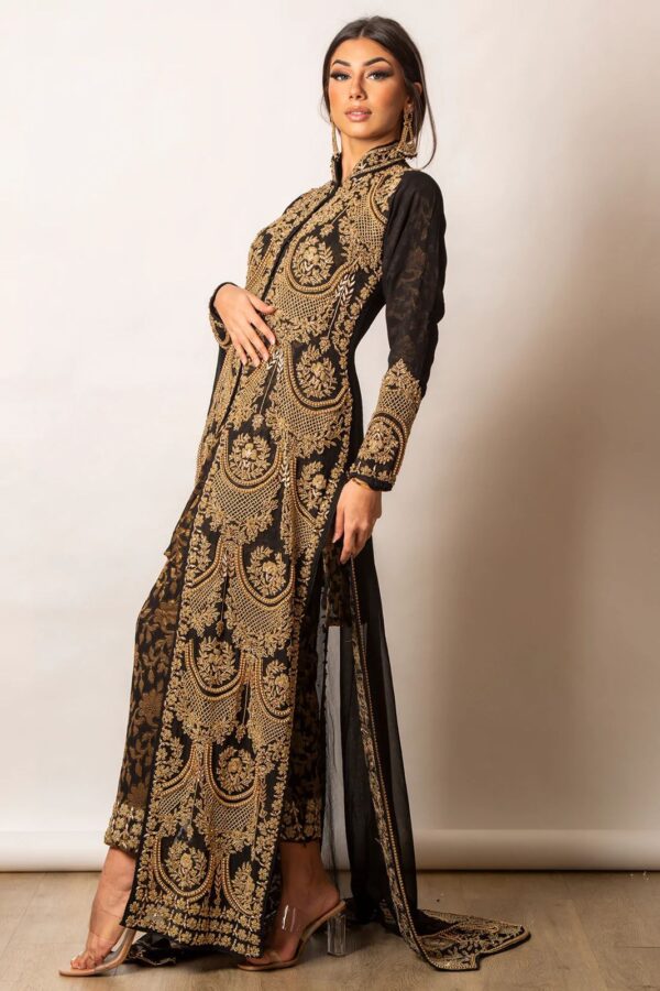 THE LIBAS COLLECTION KD 1268 BLACK DESIGNER SUITS ONLINE