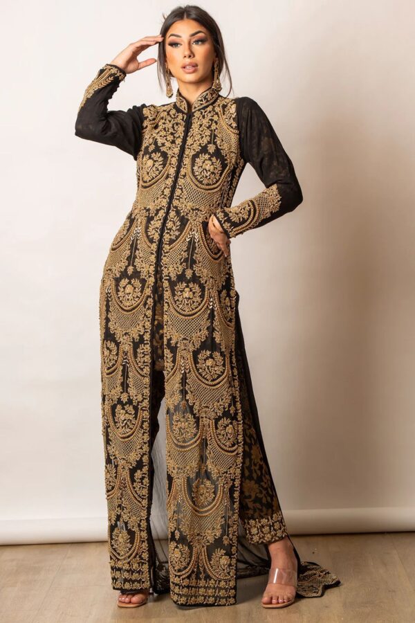 THE LIBAS COLLECTION KD 1268 BLACK DESIGNER SUITS ONLINE