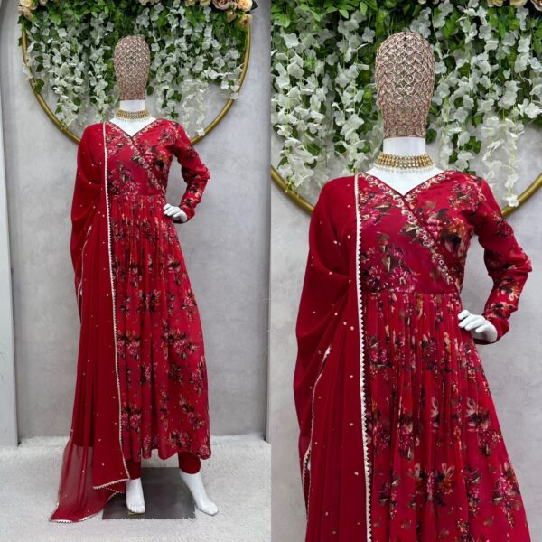 THE LIBAS COLLECTION KD-1457 MASLIN COTTON BEAUTIFUL DESIGNER SUITS ONLINE