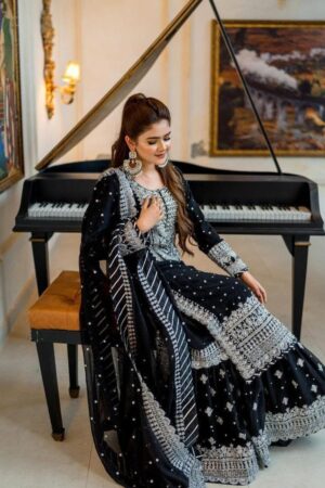 THE LIBAS COLLECTION Z 9283 DESIGNER PARTY WEAR SHARARA SUITS & DUPATTA