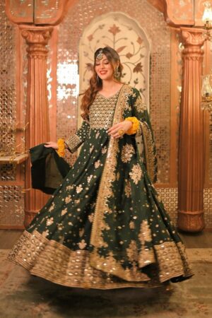 THE LIBAS LC 1297 ANARKALI STYLE OUTFIT IN GEORGETTE GOWN FOR WOMEN