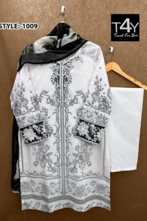 TREND FOR YOU STYLE 1009 READYMADE LAWN KURTI WITH EMBROIDERY ONLINE