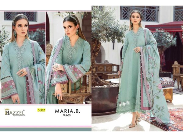 HAZZEL PRINTS MARIAB EMBROIDERED 05 5002 PAKISTANI SUITS ONLINE INDIA