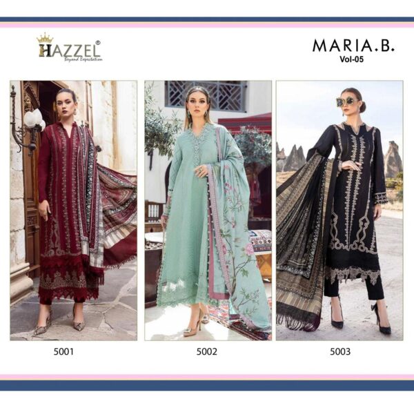 HAZZEL PRINTS MARIAB EMBROIDERED 05 5001 PAKISTANI SUITS AT BEST PRICE