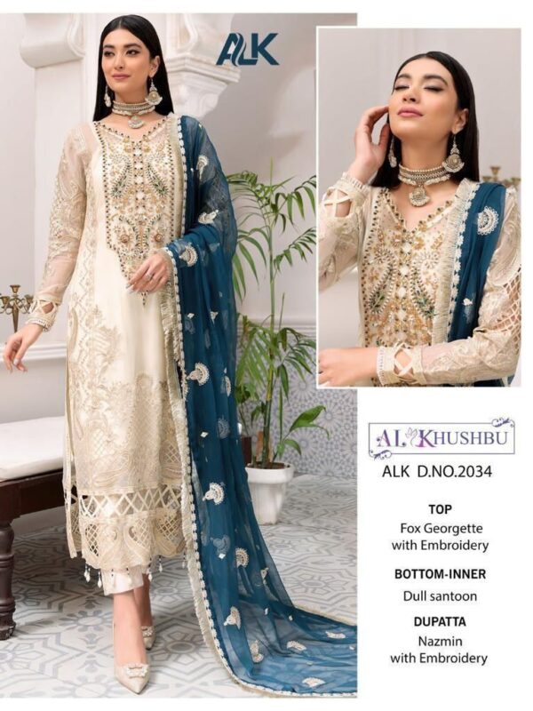 AL KHUSHBU ALK 2034 MISTY VOL 2 PAKISTANI SALWAR KAMEEZ BEST PRICE