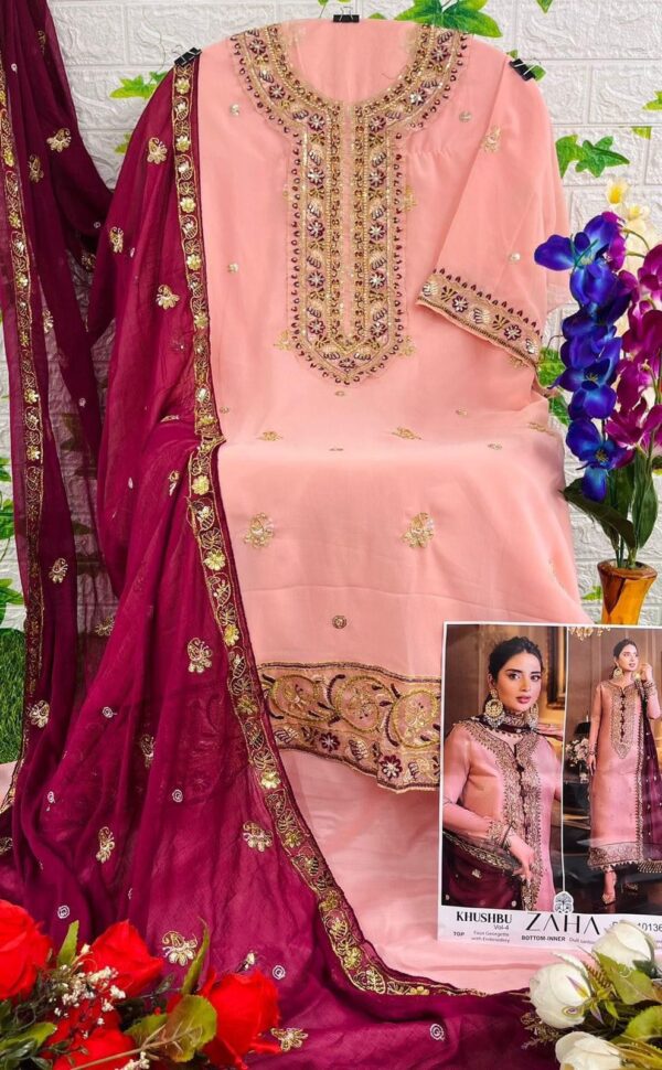 AL KHUSHBU VOL 4 ALK 10136 PAKISTANI SUITS BEST PRICE