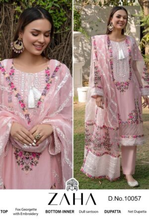 ZAHA 10057 PAKISTANI SUIT ONLINE WHOLESALER