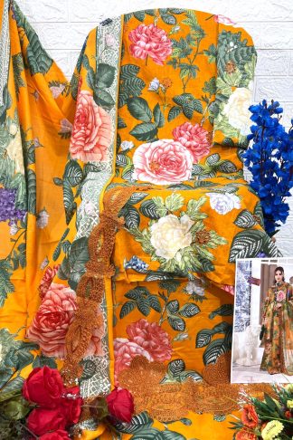 DEEPSY MARIAB MPRINT 24 -3 PAKISTANI SUITS ONLINE WHOLESALE