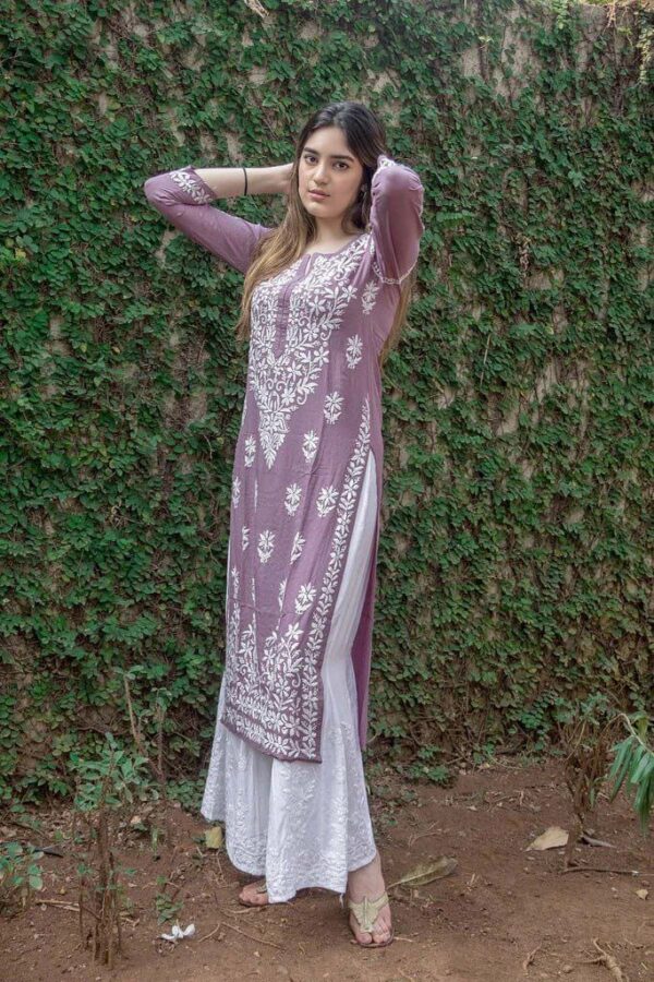 THE LIBAS COLLECTION ZD NEW DESIGNER PARTY WEAR CHIKANKARI SET ONLINE