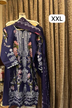 THE LIBAS PRINTED PURPAL COTTON STITCHED PAKISTANI KURTI ONLINE INDIA