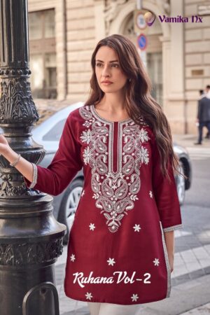 VAMIKA RUHANA Vol-2 PREMIUM COLLECTION KURTI WHOLESALE