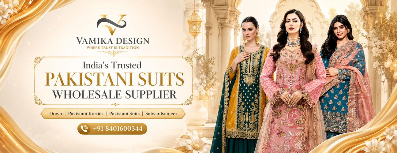 India’s Trusted Pakistani Suits Wholesale Supplier