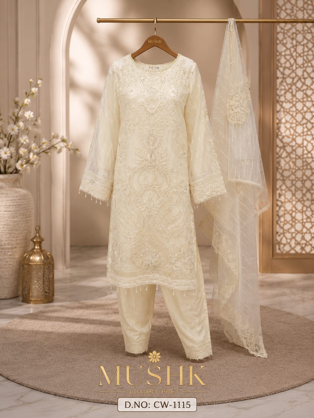 MUSHQ CW 1115 READYMADE HEAVY PAKISTANI SUITS WHOLESALE - Image 5