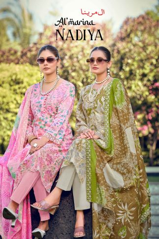 ALMARINA NADIYA PAKISTANI SUITS FOR WOMEN COLLECTION