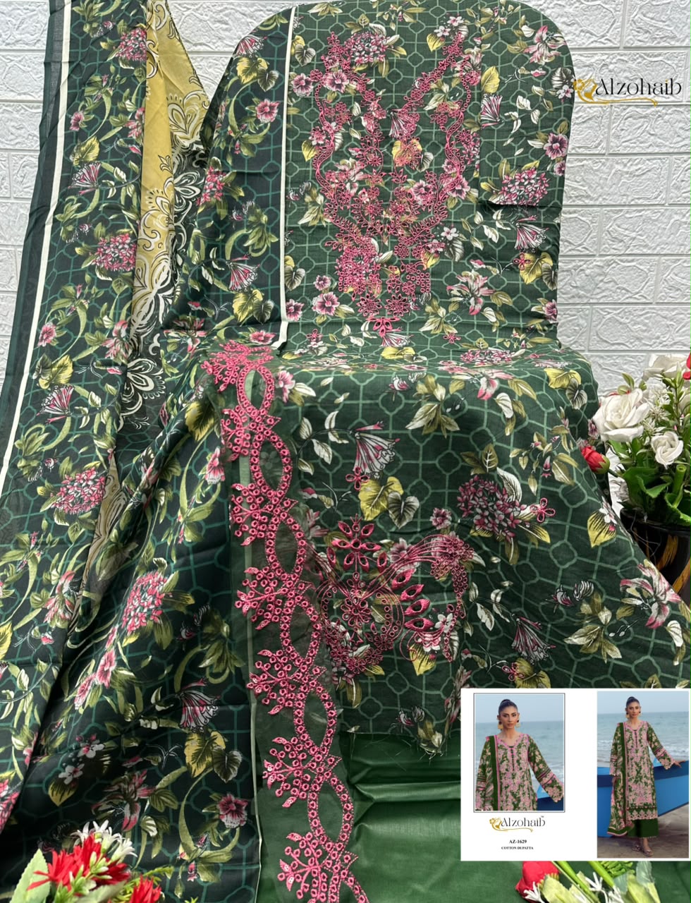 ALZOHAIB ELAF VOL 2 PAKISTANI DESIGNER SUITS ONLINE WHOLESALE - Image 11