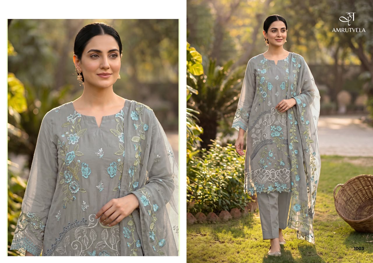 AMRUTVELA JADE OMBRE PAKISTANI SUIT ONLINE COLLECTION - Image 2