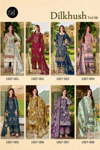 BelliZa DILKHUSH VOL 6 DESIGNER PAKISTANI SUIT COLLECTION
