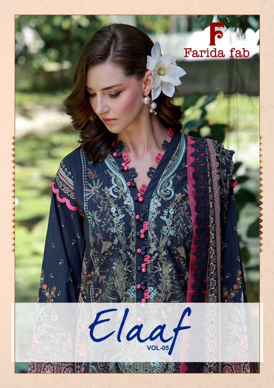 FARIDA FAB ELAAF VOL 5 READYMADE PAKISTANI SUIT IN SURAT (#31646)