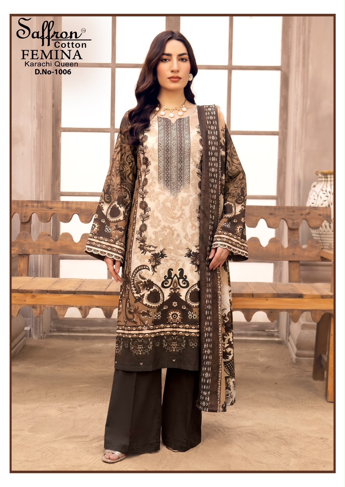FEMINA KARACHI QUEN VOL 01 PAKISTANI READYMADE SUITS WHOLESALE - Image 12