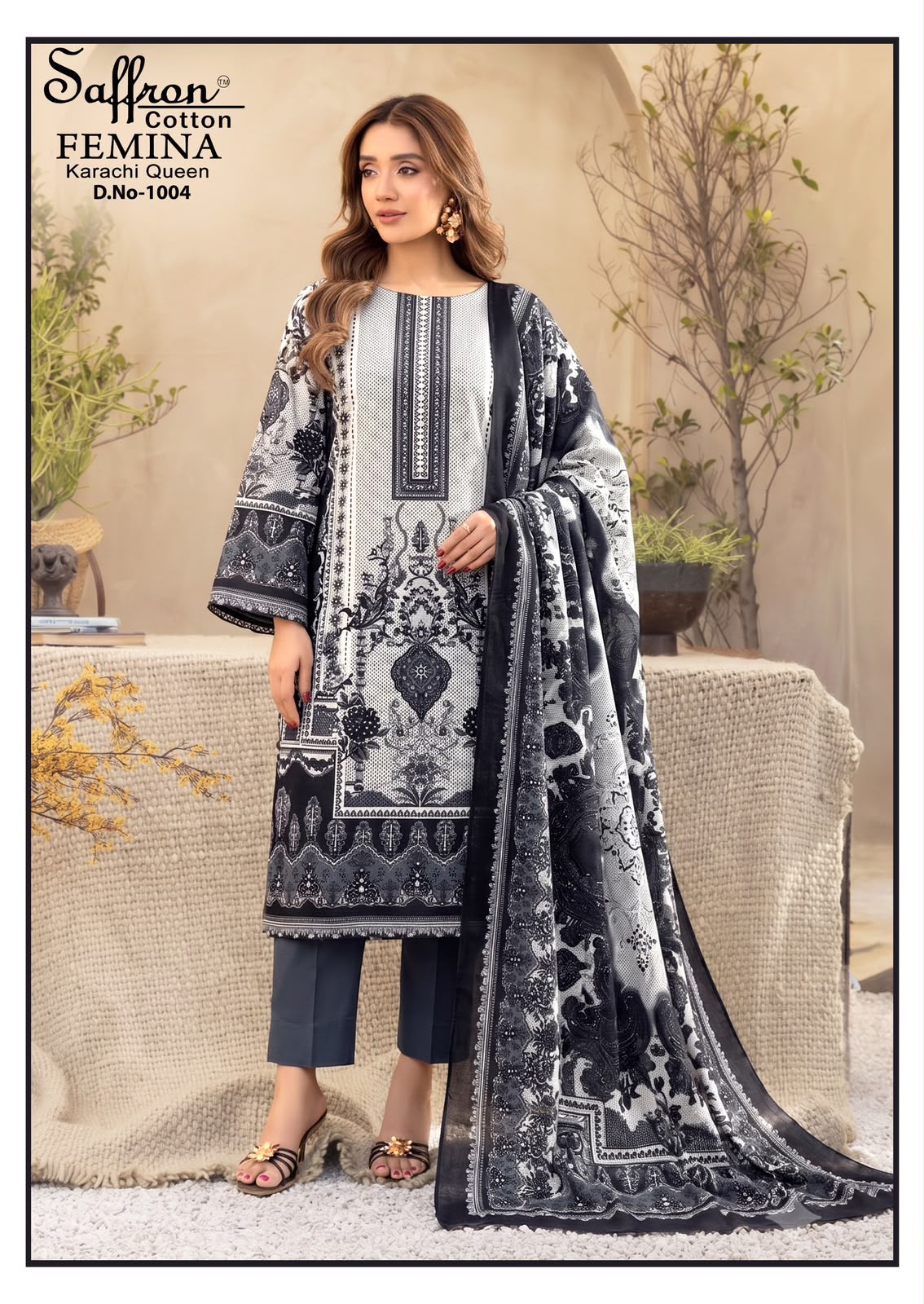 FEMINA KARACHI QUEN VOL 01 PAKISTANI READYMADE SUITS WHOLESALE - Image 8