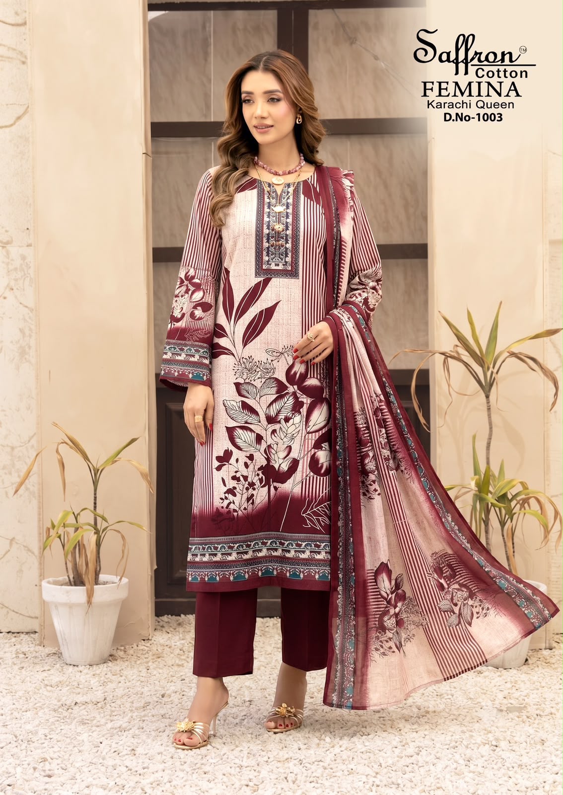 FEMINA KARACHI QUEN VOL 01 PAKISTANI READYMADE SUITS WHOLESALE
