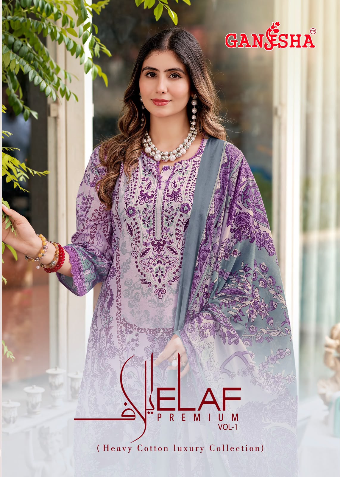 GANESHA ELAF PREMIUM VOL 1 PAKISTANI READYMADE SUITS WHOLESALE - Image 2