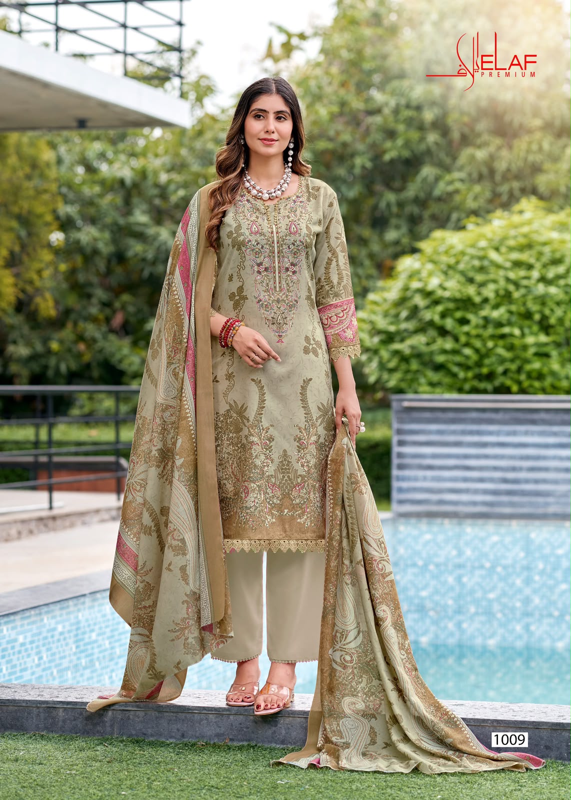 GANESHA ELAF PREMIUM VOL 1 PAKISTANI READYMADE SUITS WHOLESALE - Image 4
