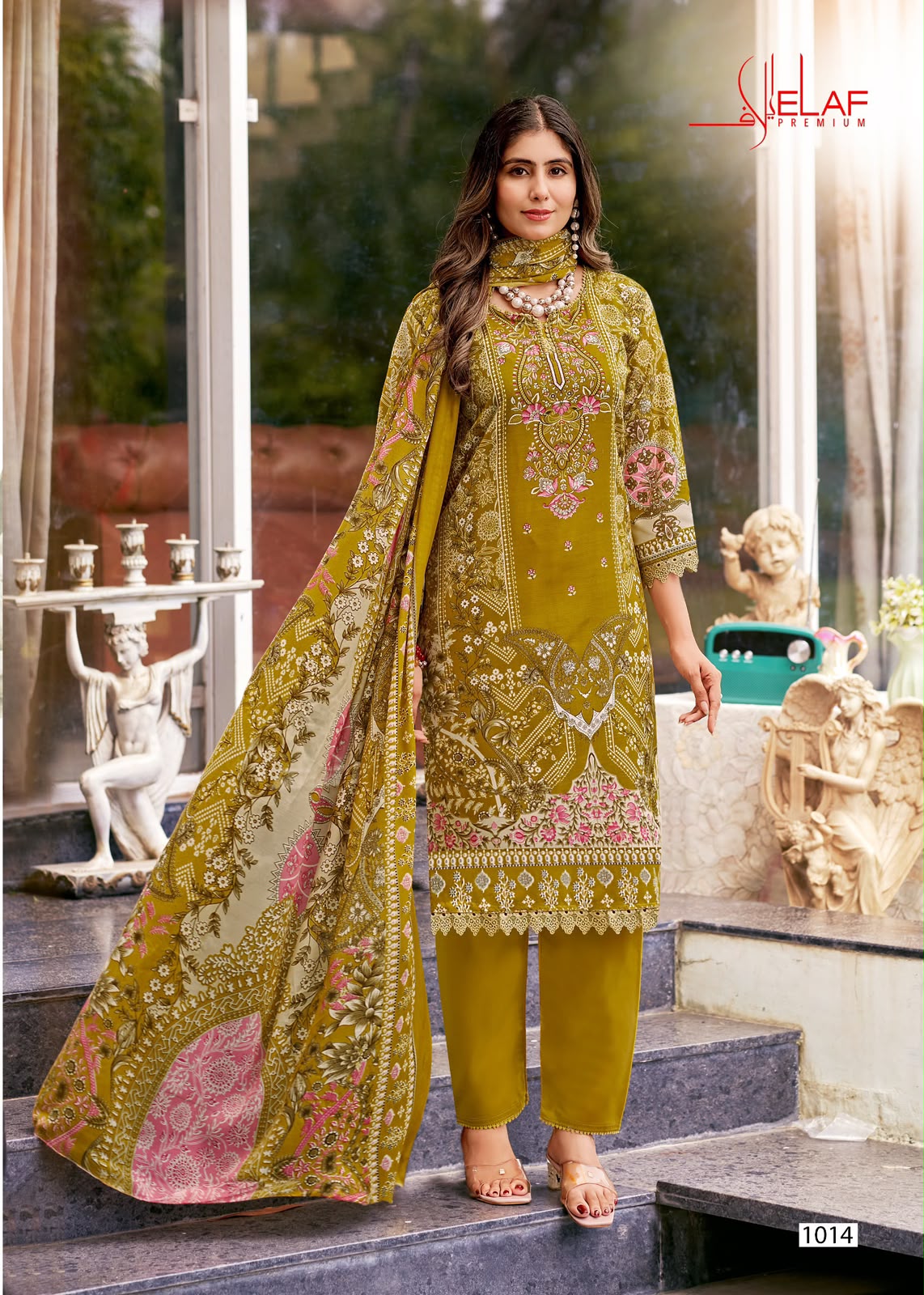 GANESHA ELAF PREMIUM VOL 1 PAKISTANI READYMADE SUITS WHOLESALE - Image 9