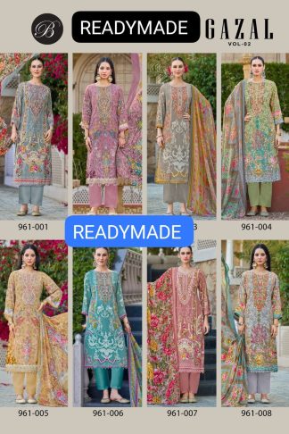 GAZAL VOL 2 PAKISTANI READYMADE SUITS ONLINE SHOPPING
