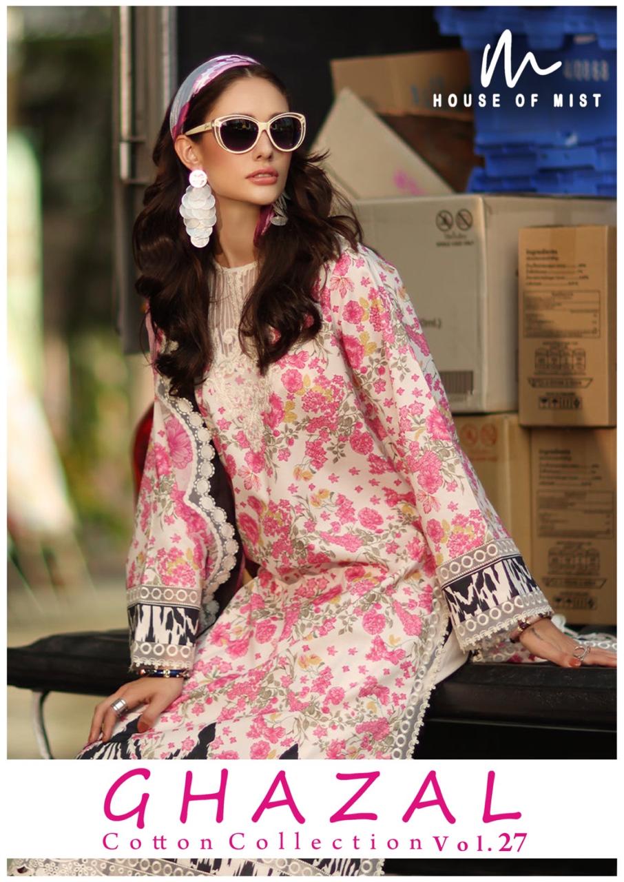 HOUSE OF MIST GHAZAL VOL 27 PAKISTANI SUITS ONLINE SHOPPING (#31728)