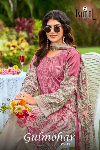 ISHAAL GULMOHAR VOL-4 PAKISTANI DESIGNER SUIT ONLINE SHOPPING